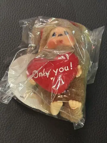 몬치치 키링 하트 몬치치 봉제 인형 30주년 레트로
