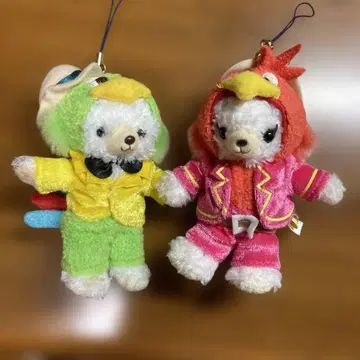 호세 빵의 유니 베어 봉제 인형 배지