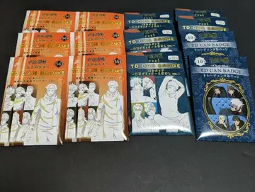 주술회전 LOFT PLAZA 캔뱃지 맞서라 금박 및 선화 글리터