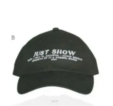 vallad IO 무도관 JUST SHOW 블랙 야구 모자