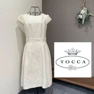 TOCCA 토카 반팔 원피스 드레스 원피스 자카드 원피스