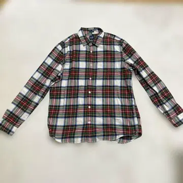 올드 갭 GAP 빈티지 플란넬 셔츠 체크 빨간색