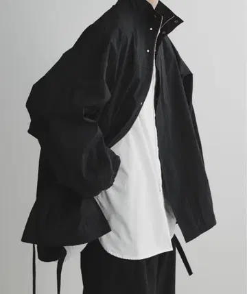 loose UNITY slit over jacket BLACK M 사이즈