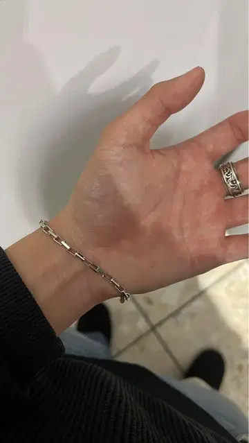 실버 925 브레이슬릿 이탈리아