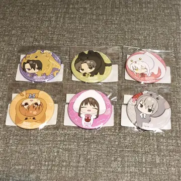 후르츠 바스켓 필기 캔뱃지 6종 세트(토, 카야, 유키, 하토리 외)