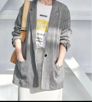 Spick & Span SIZE.38: 린넨 에어리 자켓