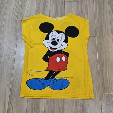 ~80s Mickey 슬리브리스 빈티지