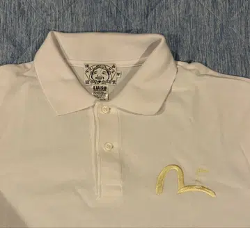 EVISU 에비수 골프 피케 셔츠 화이트 42
