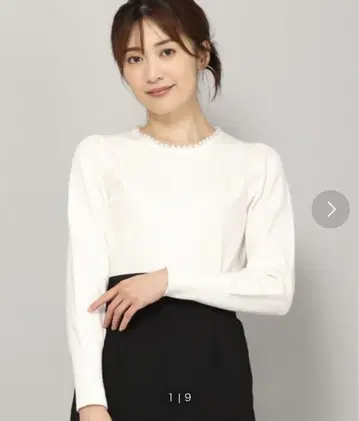 새상품 펄 넥 니트 MISCHMASCH 미슈마슈 상의