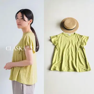 CLASKA D 클라스카 린넨 100 티셔츠 <프릴> 24SS 일본제