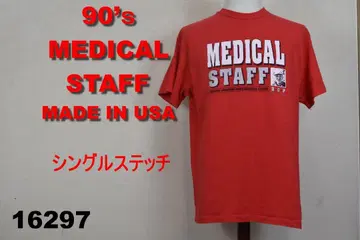 90년대 메디컬 스태프 티셔츠 USA제 싱글 스티치 16292