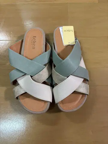 tehen 크로스 스트랩 샌들 L 사이즈