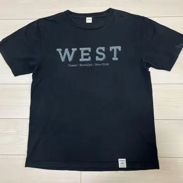 TOMMY WEST 티셔츠 L 사이즈 블랙