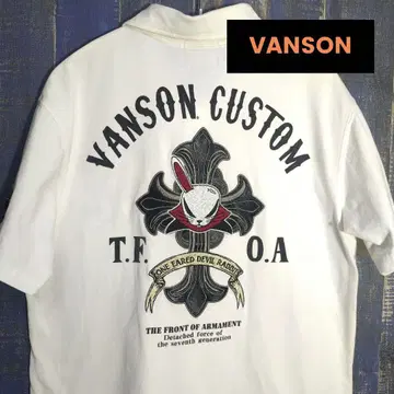VANSON 반슨 피케 셔츠 데스 토끼 클로즈 사이즈 L