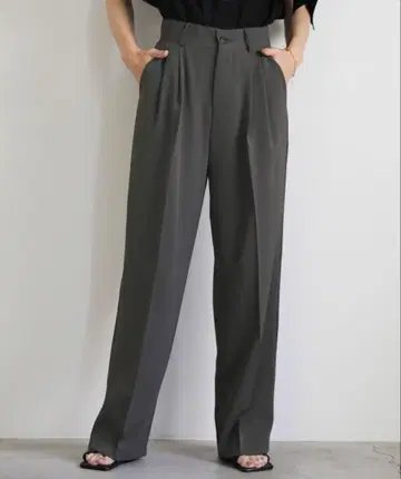 select MOKA 하이 웨스트 센터 프레스 슬랙스