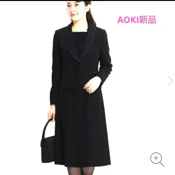 여성용 블랙 포멀 상복 예복 블랙 수트 AOKI