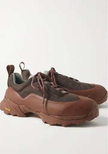 새상품 ROA 로아 Leather-Trimmed Mesh Hiking