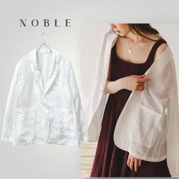 [새상품급] 라미 시어 자켓 NOBLE 테일러드 자켓 24200엔