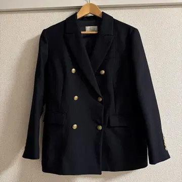relume 저널 스탠다드 네이비 브레 골드 버튼 더블