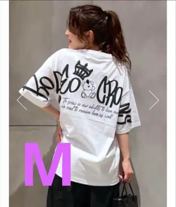 로데오 크라운즈 [UNISEX] BRIDGE BEAR LOGO 티셔츠 M