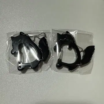 냥코 카라비너 검정 2개 세트
