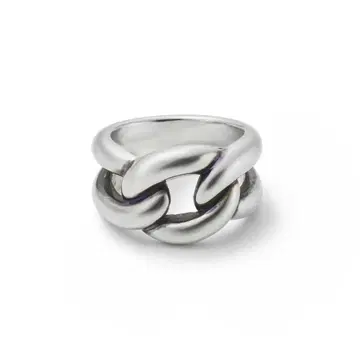 GARNI Curb Chain Ring - L 23호 실버 925