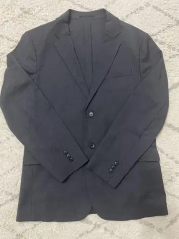 유니클로] 감동 자켓 그레이 울 라이크