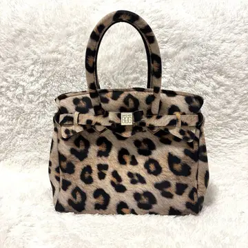 이탈리아제 SAVE MY BAG 레오파드 핸드백 세이브 마이 백
