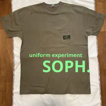 SOPH. uniform experiment .티셔츠. 사이즈 3