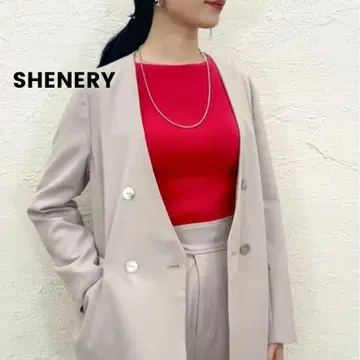 SHENERY 시너리 / 린넨 같은 더블 자켓