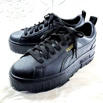 새상품 PUMA 푸마 메이즈 클래식 통굽 가죽 스니커즈 여성용