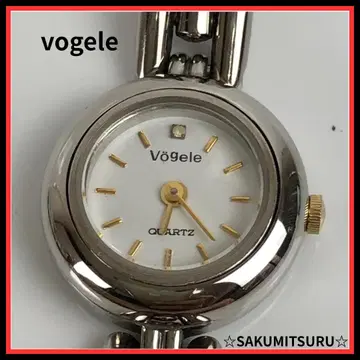 vogele 아날로그 손목시계 실버 화이트 여성용 브랜드