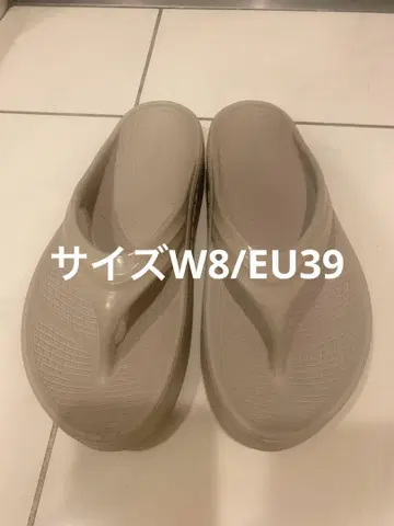 OOFOS 리커버리 샌들 W8 EU39 OOmega