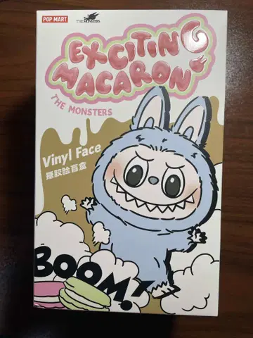 POPMART LABUBU THE MONSTERS 마카롱 봉제 인형