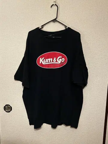 Kum & Go 오버 사이즈 티셔츠 블랙