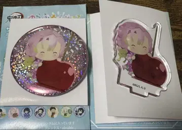 귀멸의 칼날 Yurafuwa 시리즈 캔뱃지 아크릴 스탠드 칸로지 미츠리
