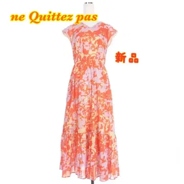 ne Quittez pas 꽃무늬 롱 원피스 새상품
