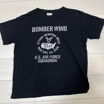 U.S. AIR FORCE 봄버 윙 티셔츠