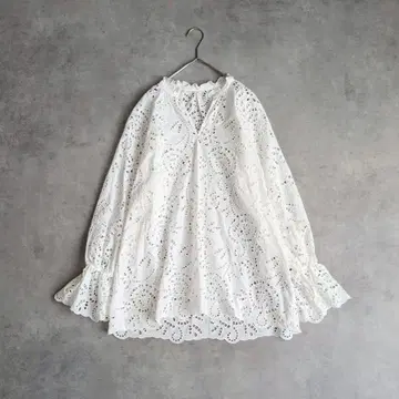 journal standard BROCHE 레이스 캔디 슬리브 블라우스