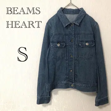 BEAMS HEART 빔즈 하트 데님 자켓 [S] 데님 자켓 면