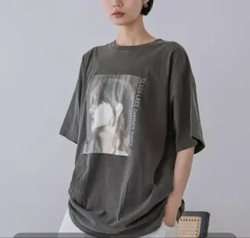 ROCK 사진 크랙 BIG TEE 지나시스 미사용 새상품 이번 시즌 신상