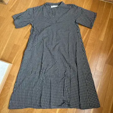 MidiUmi 깅엄 체크 원피스