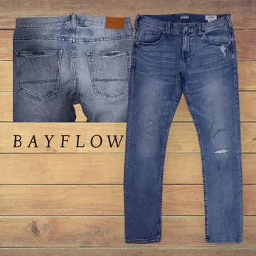 BAYFLOW DENIM SLIM TAPERED 데미지 데님 팬츠 31