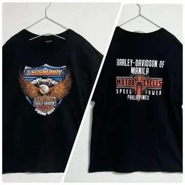 00s Harley Davidson Legendary 티셔츠 이글