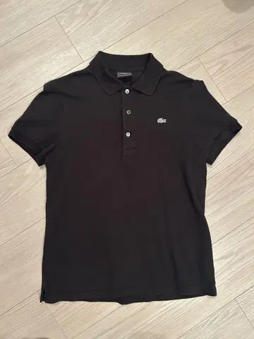 Lacoste 블랙 피케 셔츠 사이즈 2