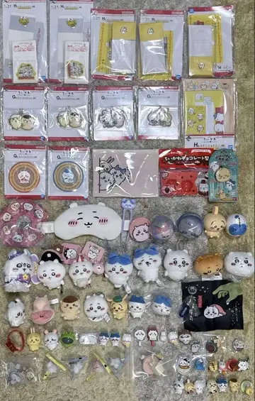 치이카와, 하치와레, 토끼, 기타 굿즈 약 개 묶음 판매 [4107