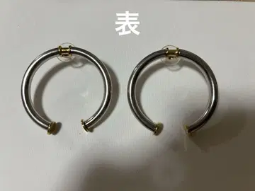 UN3D. 더블 부품 반지 귀걸이