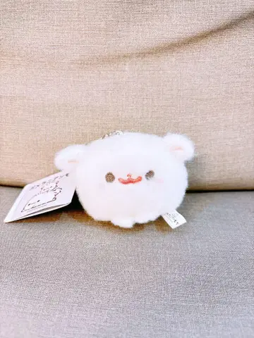 포메라니안 모치 만마루쨩 마스코트 키체인 봉제 인형