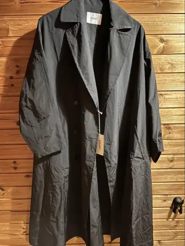 HAUNT SLEEK TRENCH COAT 블랙 36