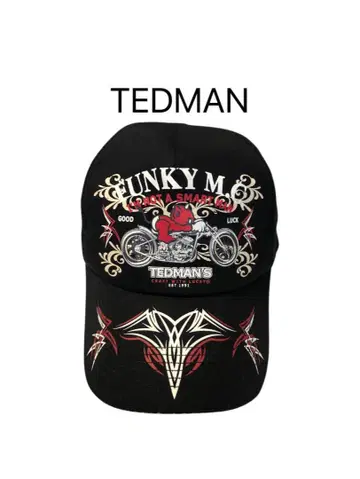 TEDMAN 바이커 캡 테드맨 메쉬 캡 새상품급